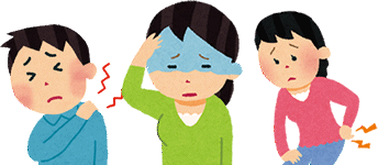 悪い姿勢による体調不良